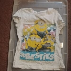Universal Minions White and Yellow Kids T-Shirt